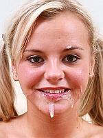 Bree Olson fucked and facialed by two old dudes