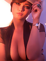 Chelsie Aryn seductively posing in her cowboy hat