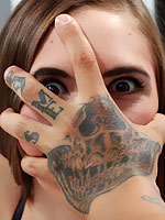 Skye West bent over and fucked roughly from behind