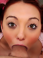 Khloe Kush takes the load all over her cute face